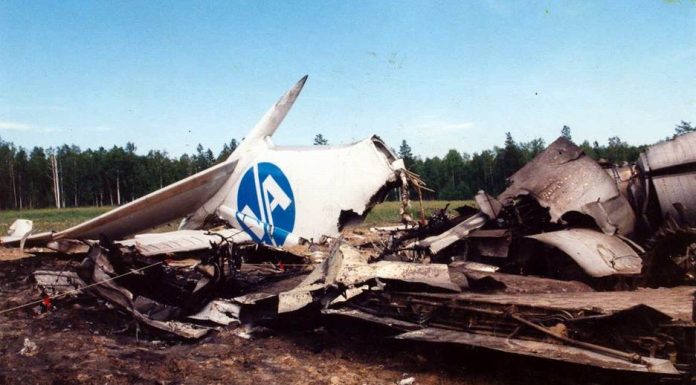 Ту-154 (Иркутск, 2001)