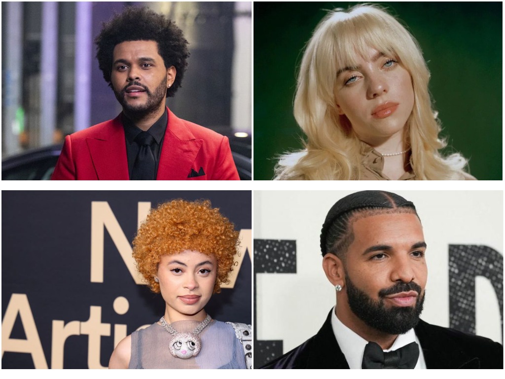 Топ 10 самых популярных артистов Spotify и Apple Music 2024
