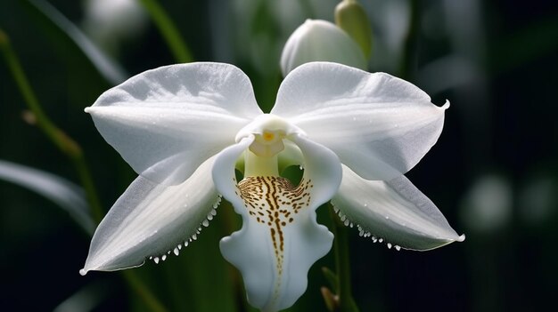Какапорангия белая (White Ghost Orchid)