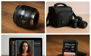 Топ 10 товаров для начинающего фотографа