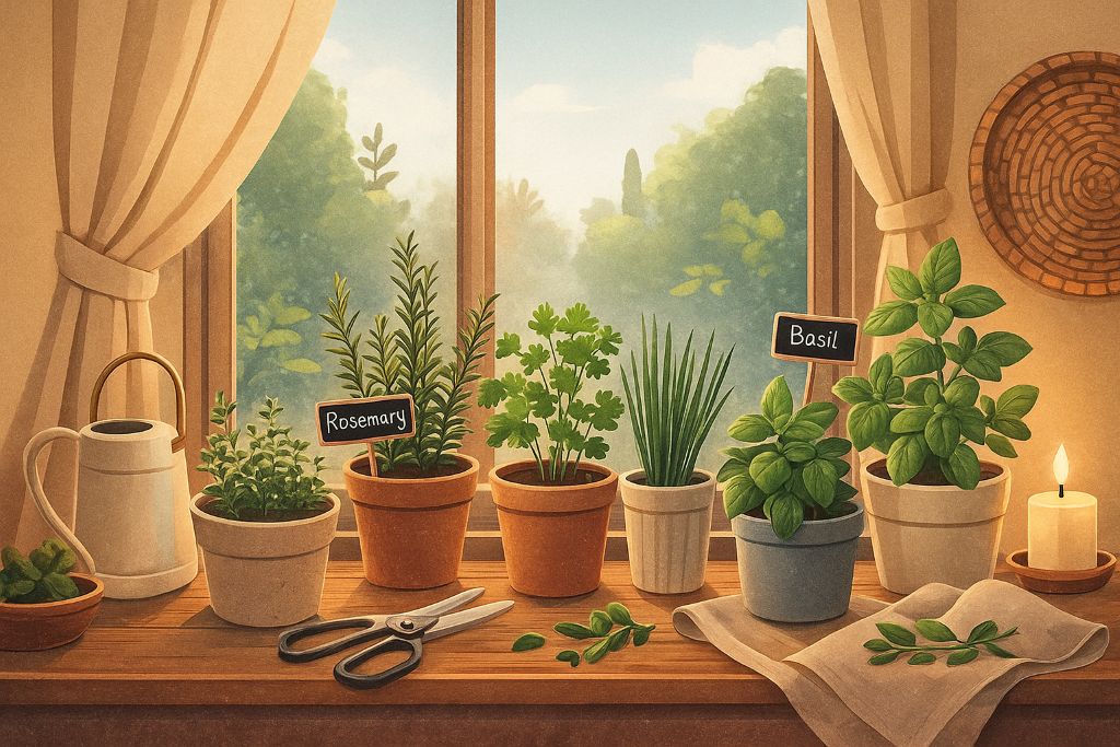 Домашнее выращивание трав