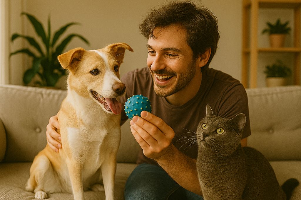 Общение и игры с домашними любимцами