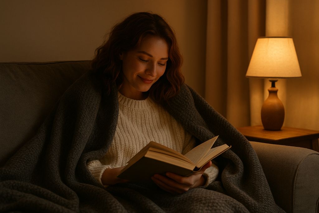 Чтение под пледом