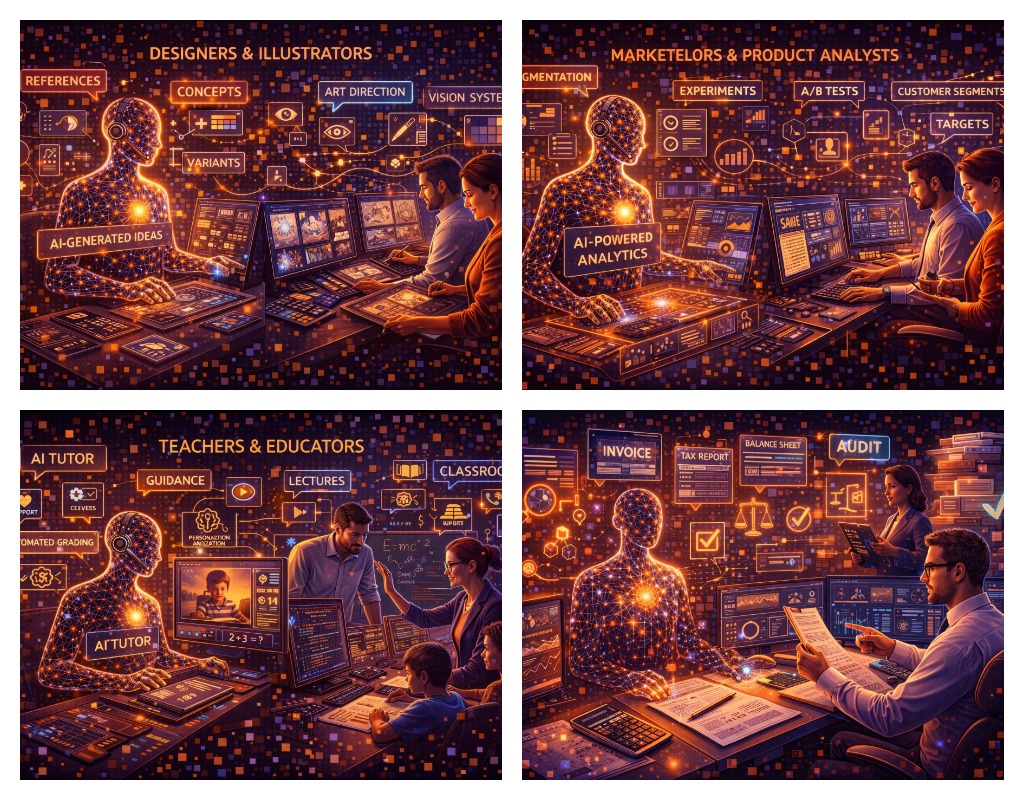 Топ 10 профессий, которые сильнее всего изменит ИИ