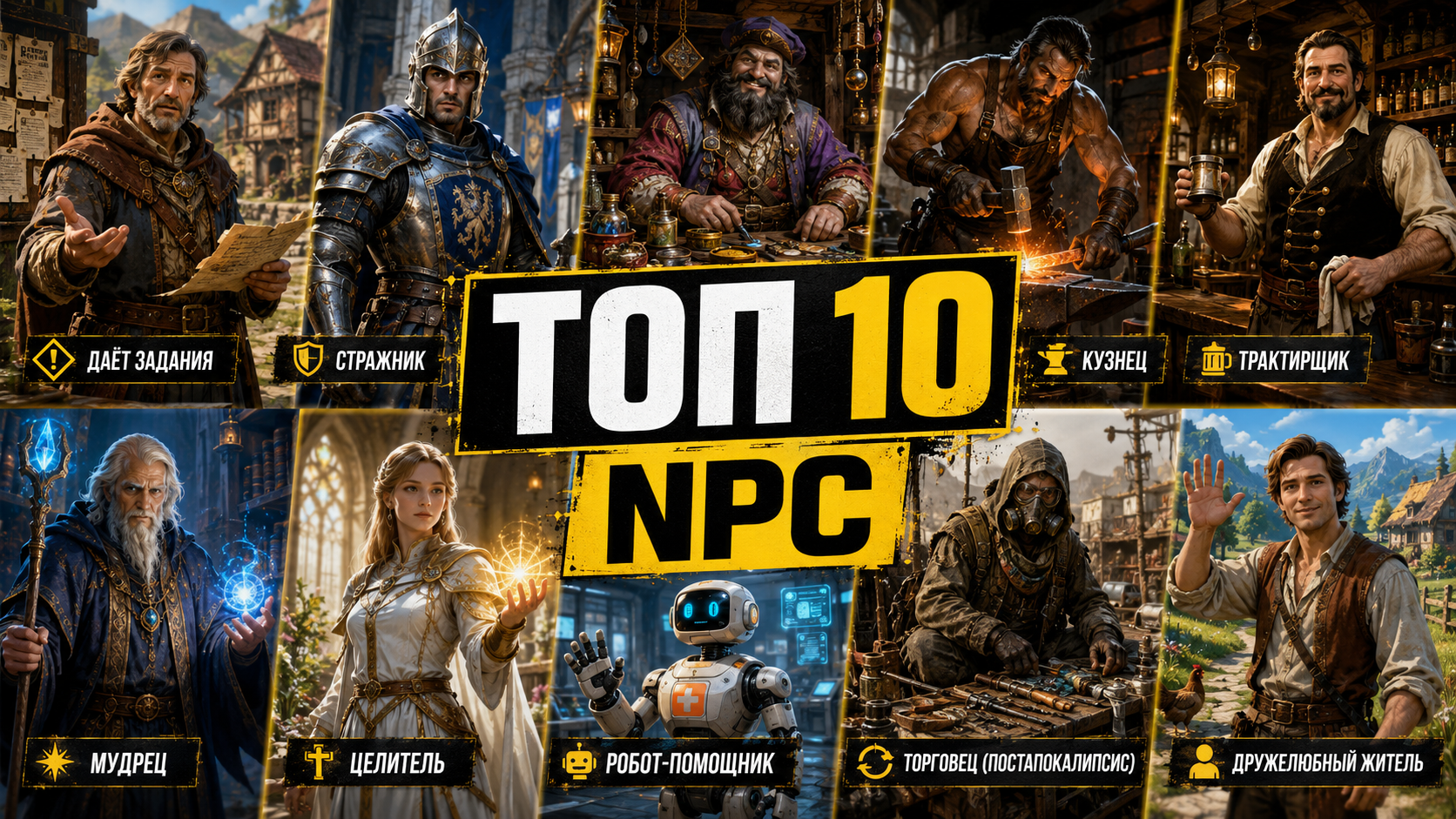 Топ 10 игр, где NPC живут по собственному расписанию