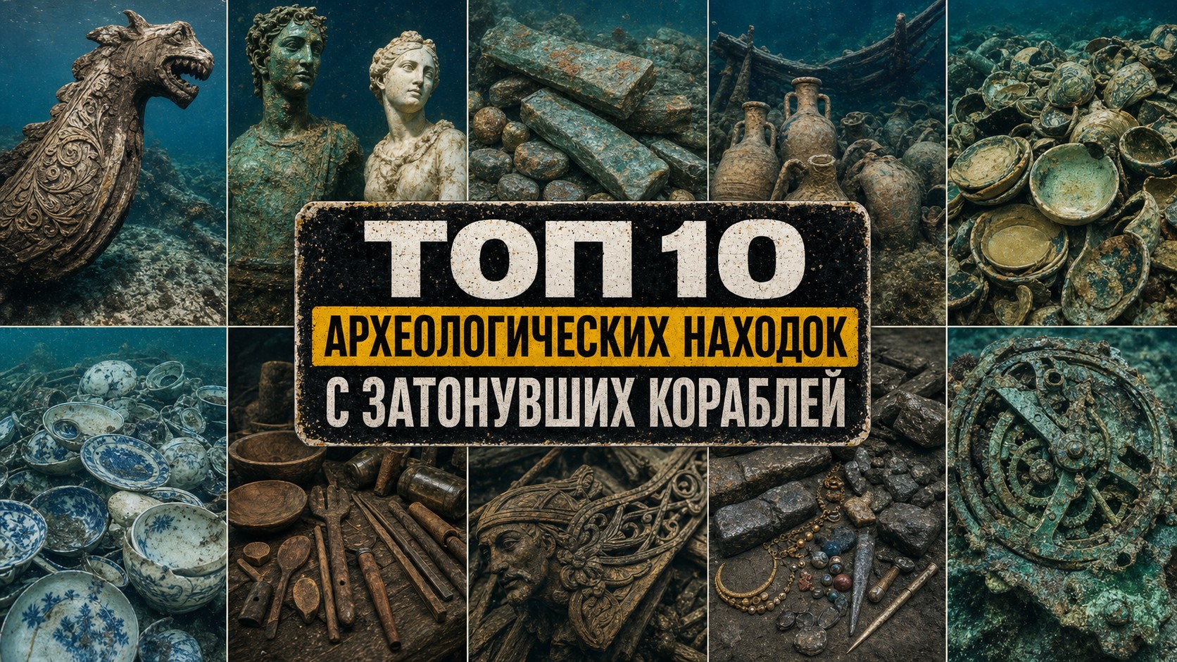 Топ 10 археологических находок с затонувших кораблей