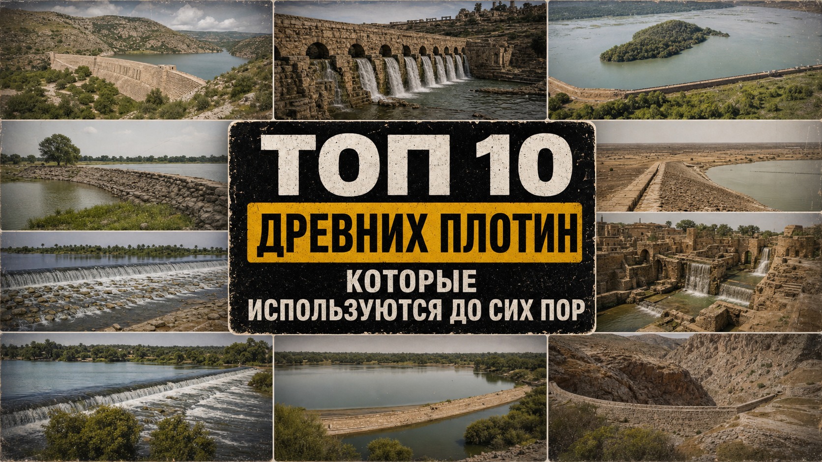 Топ 10 древних плотин, которые используются до сих пор
