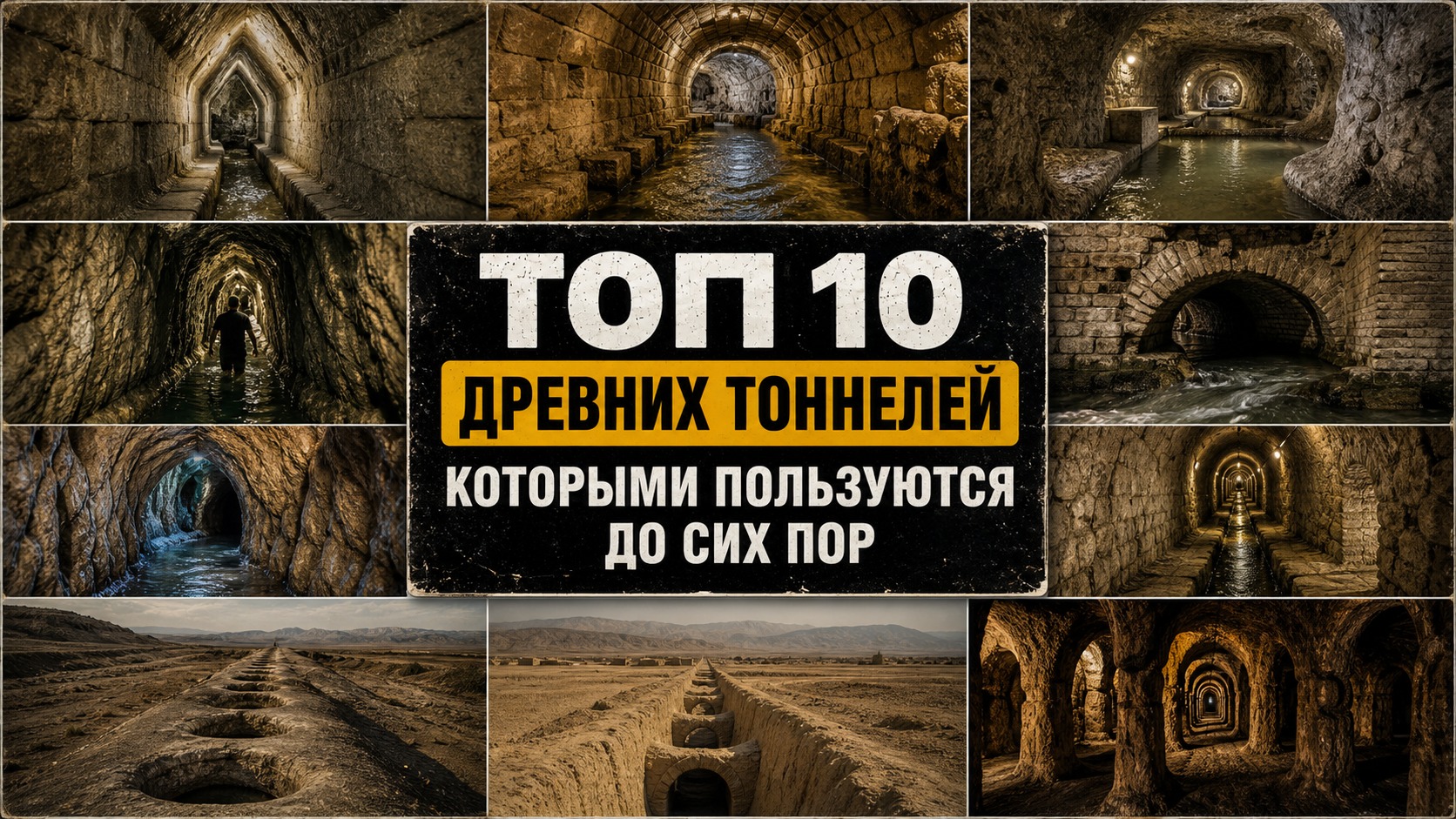 Топ 10 древних тоннелей, которыми пользуются до сих пор