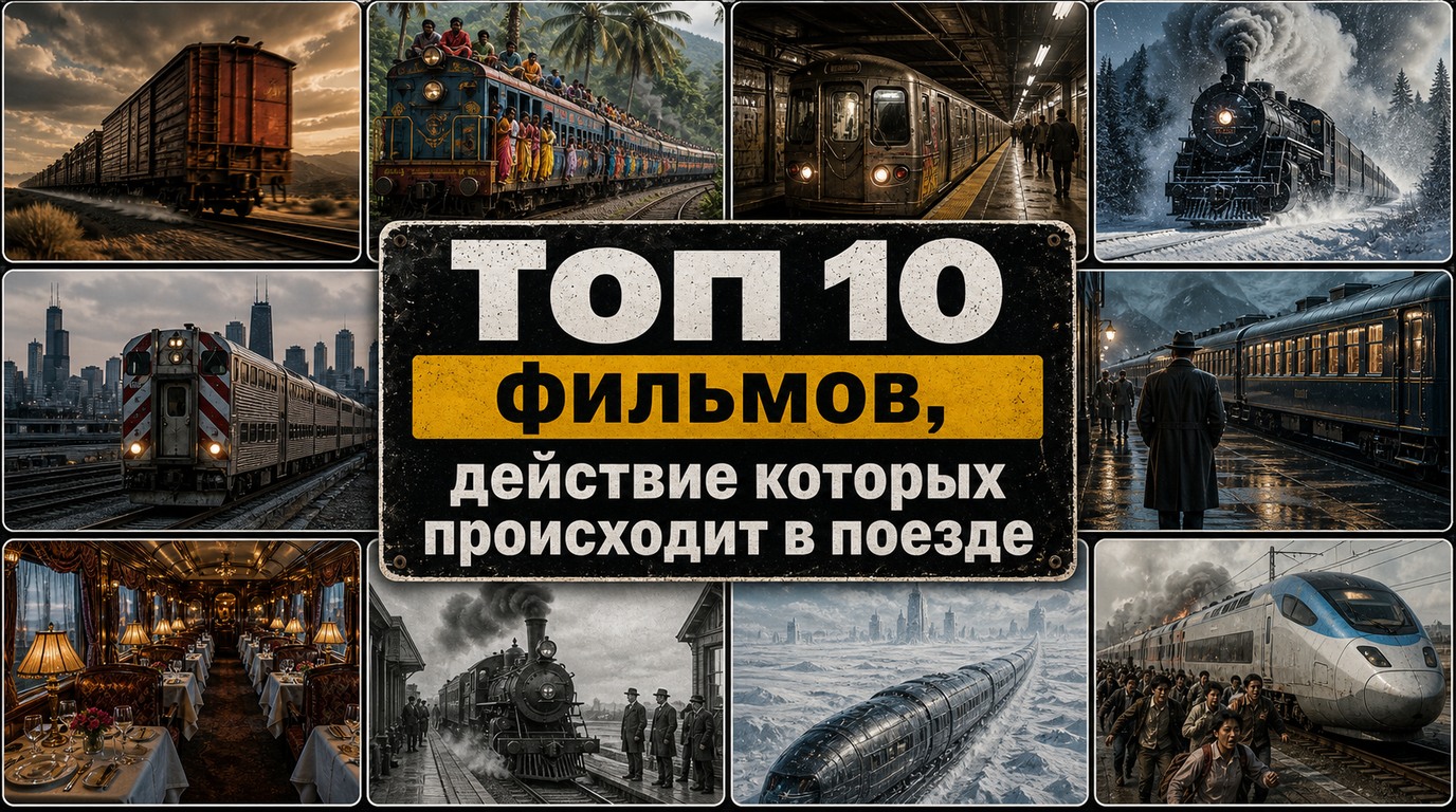 Топ 10 фильмов, действие которых происходит в поезде