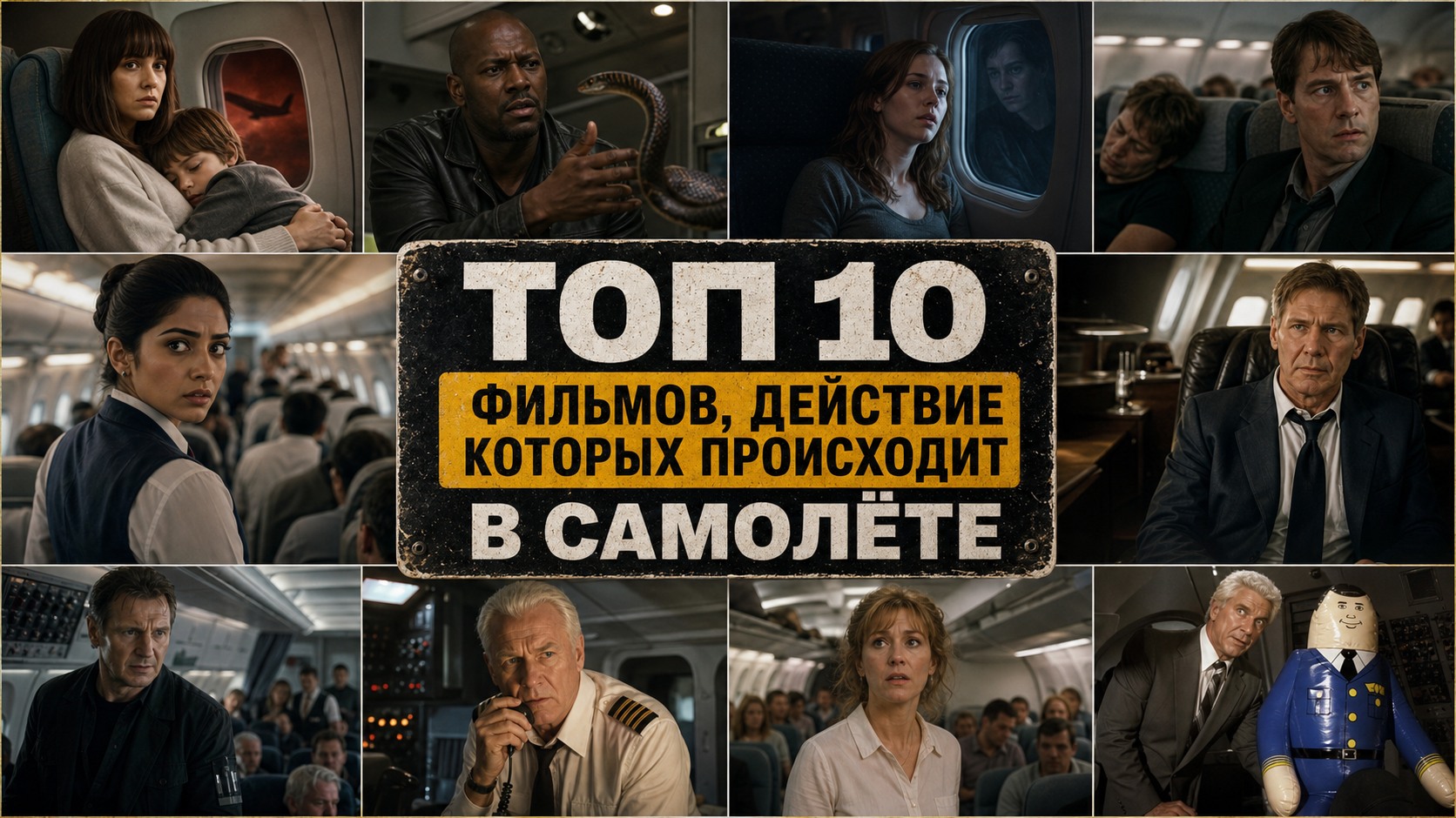 Топ 10 фильмов, действие которых происходит в самолёте