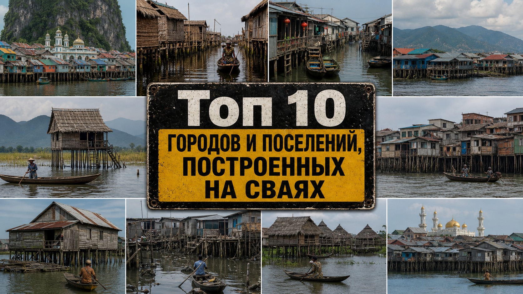 Топ 10 городов и поселений, построенных на сваях