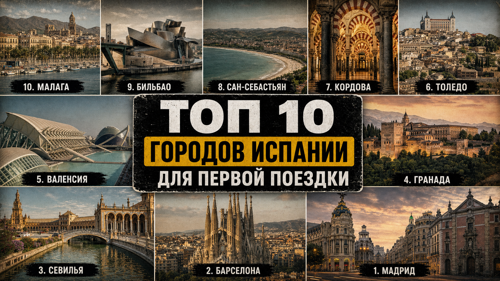 Топ 10 городов Испании для первой самостоятельной поездки