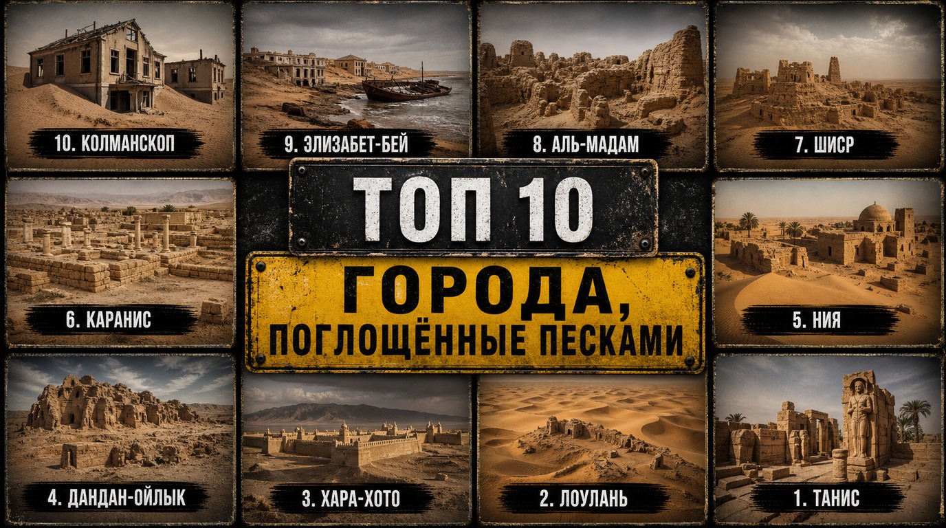 Топ 10 городов, поглощённых песками