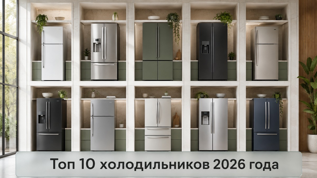 Топ 10 холодильников 2026 года