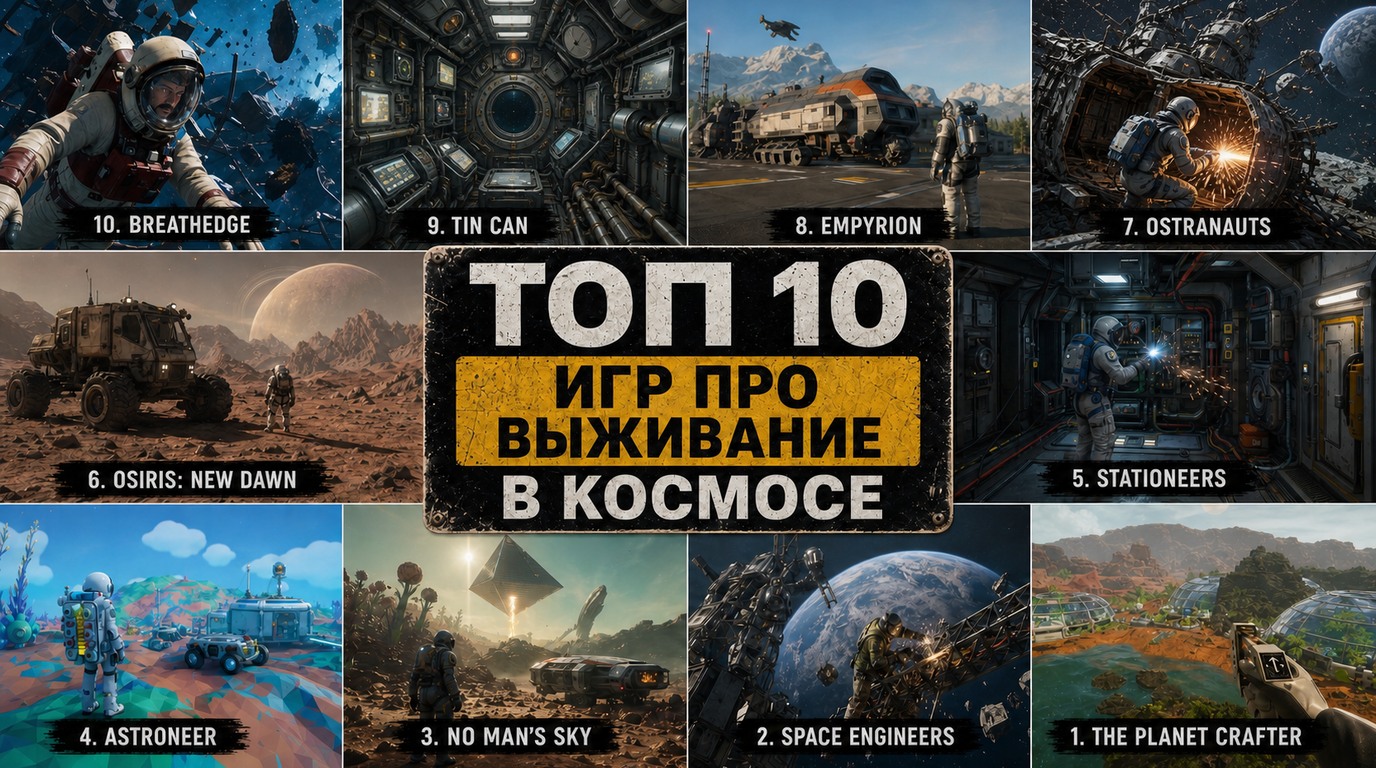 Топ 10 игр про выживание в космосе