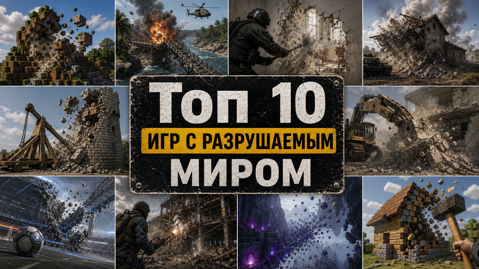Топ 10 игр с разрушаемым миром