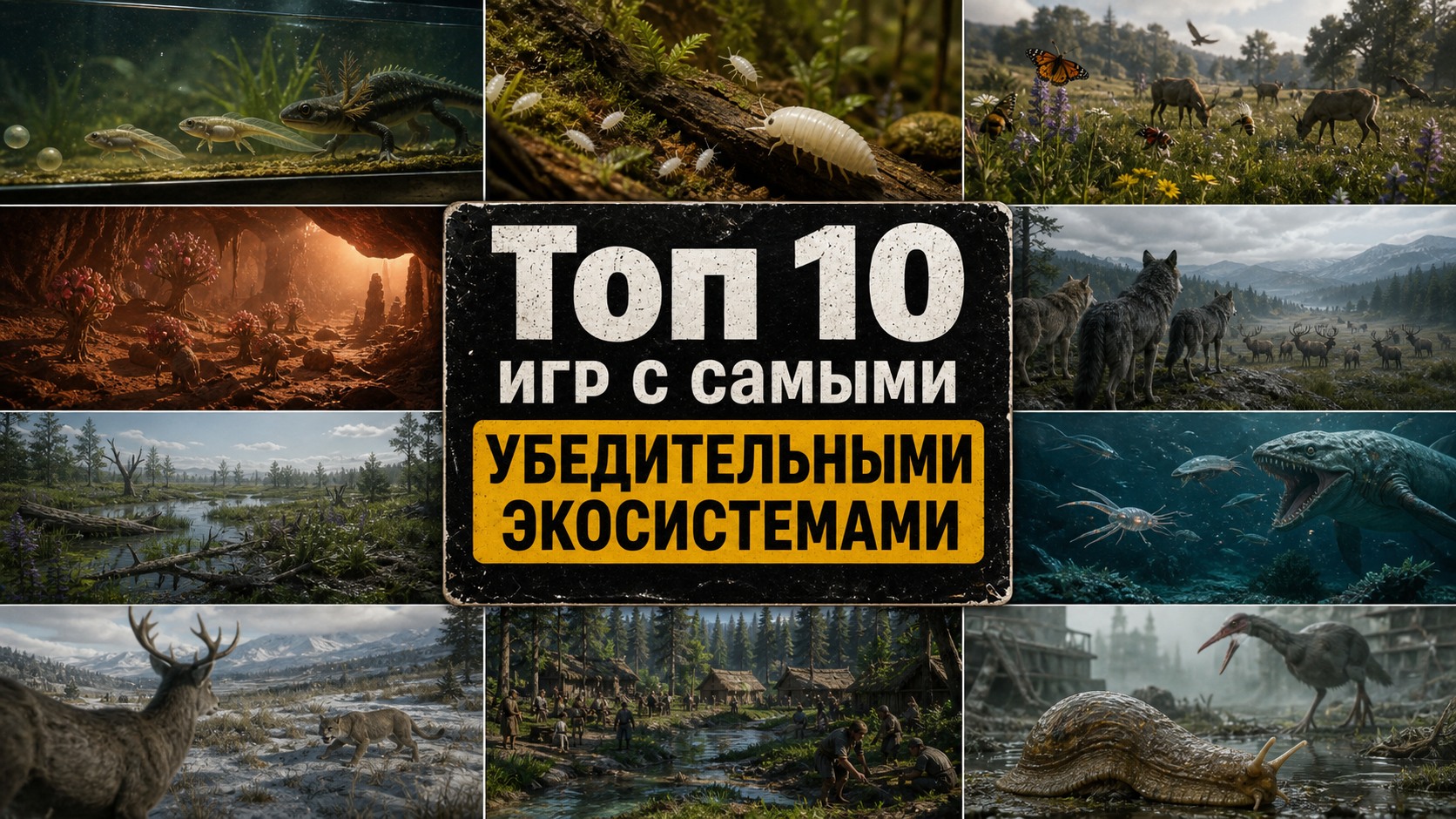 Топ 10 игр с самыми убедительными экосистемами