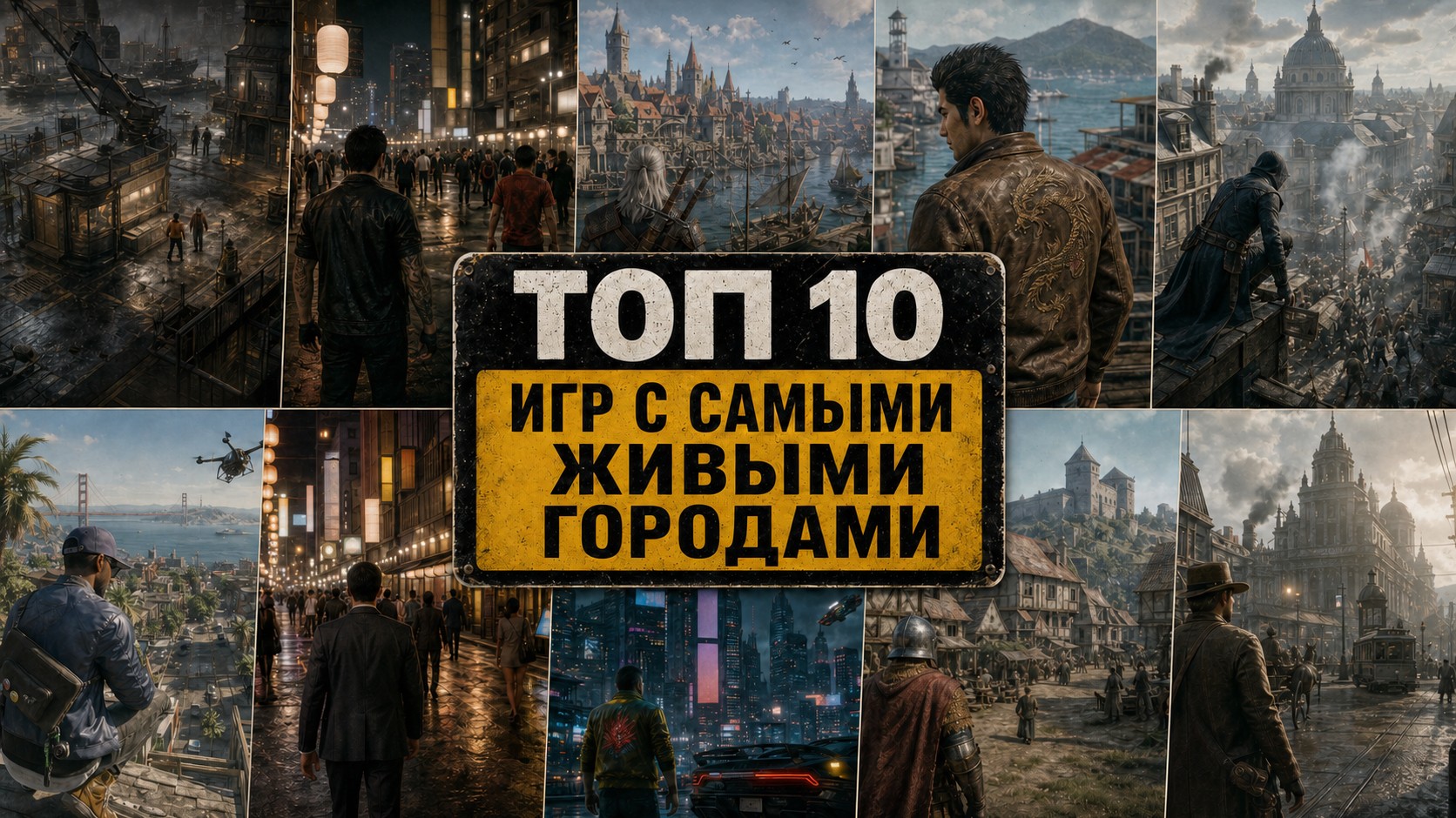 Топ 10 игр с самыми живыми городами
