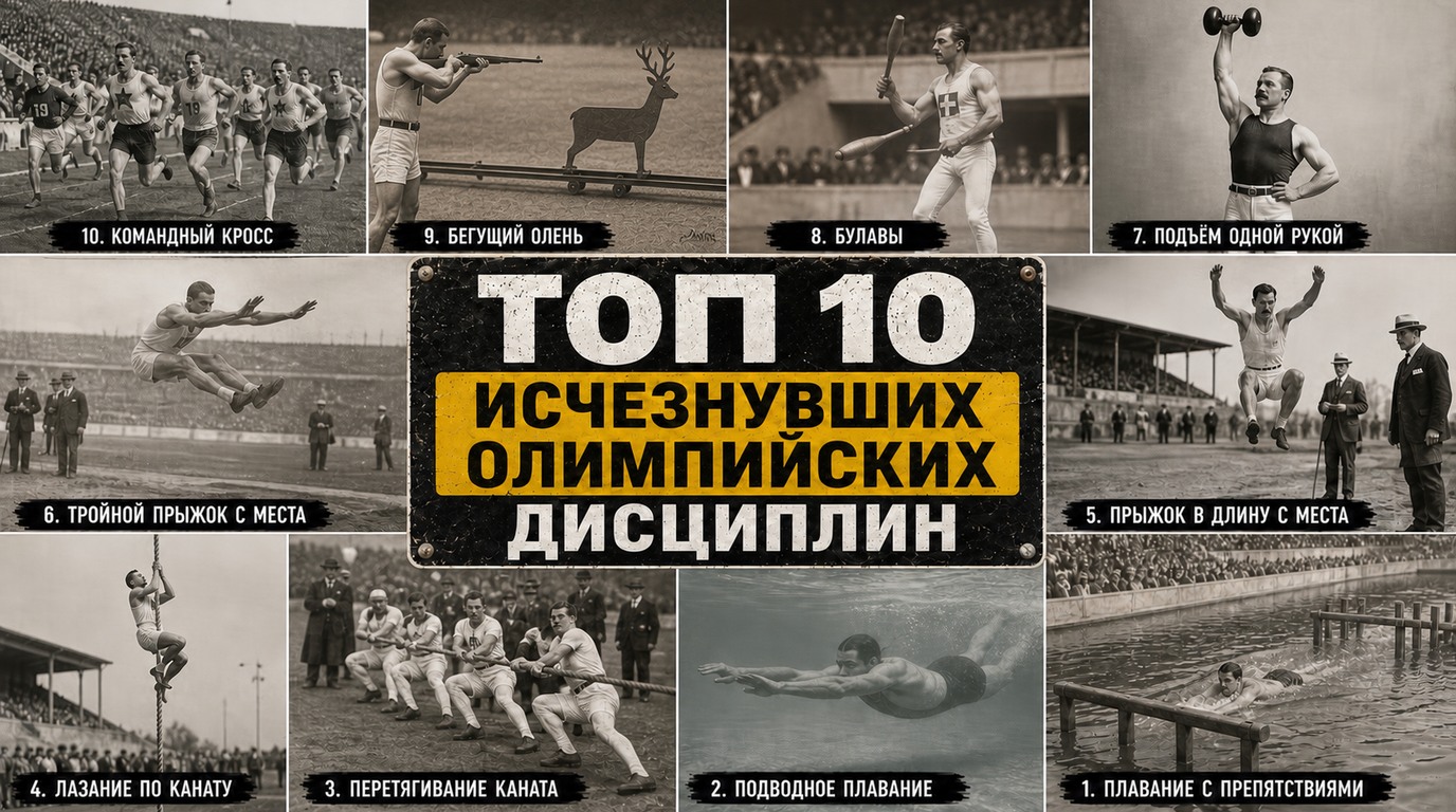 Топ 10 исчезнувших олимпийских дисциплин