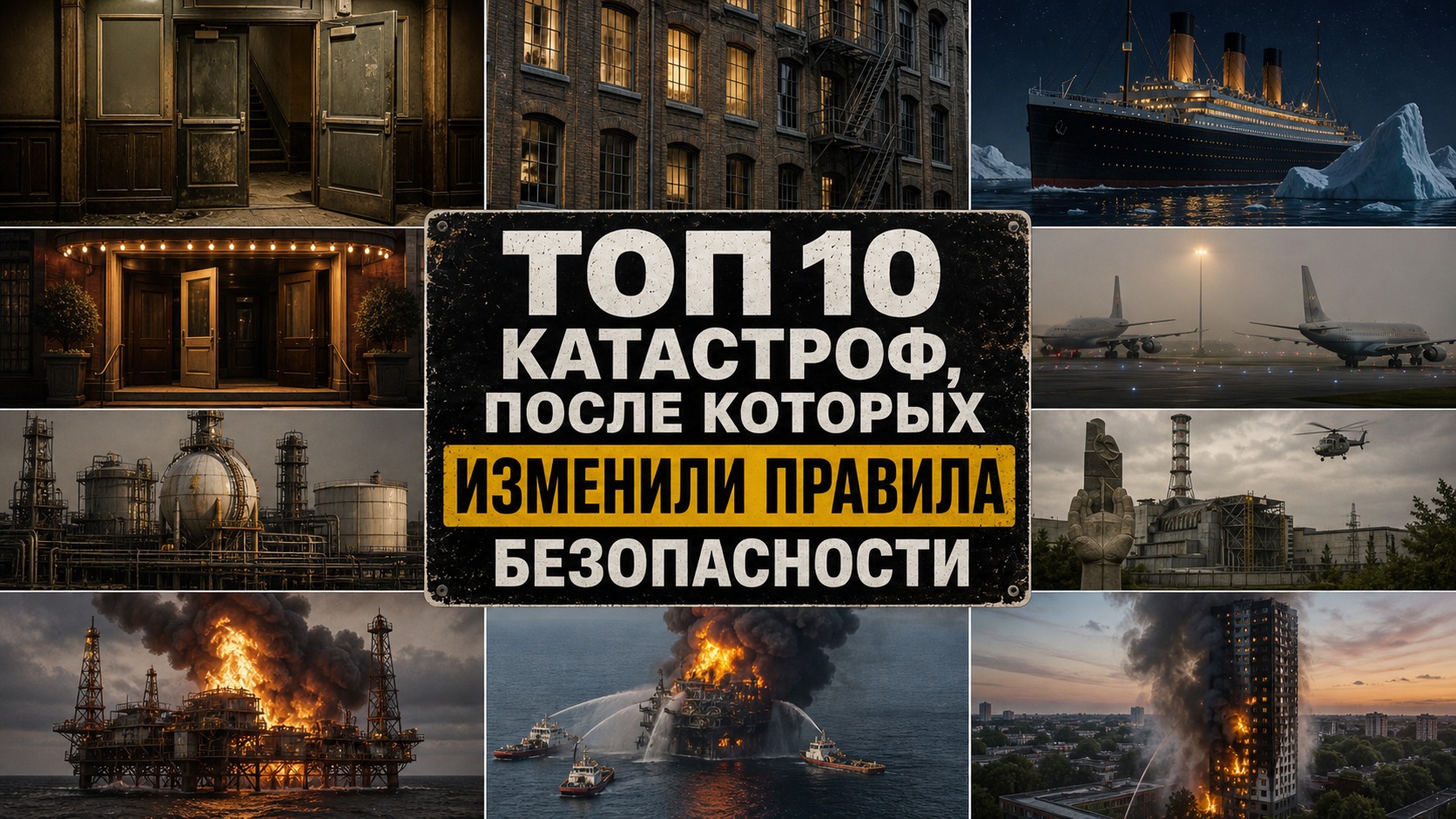 Топ 10 катастроф, после которых изменили правила безопасности