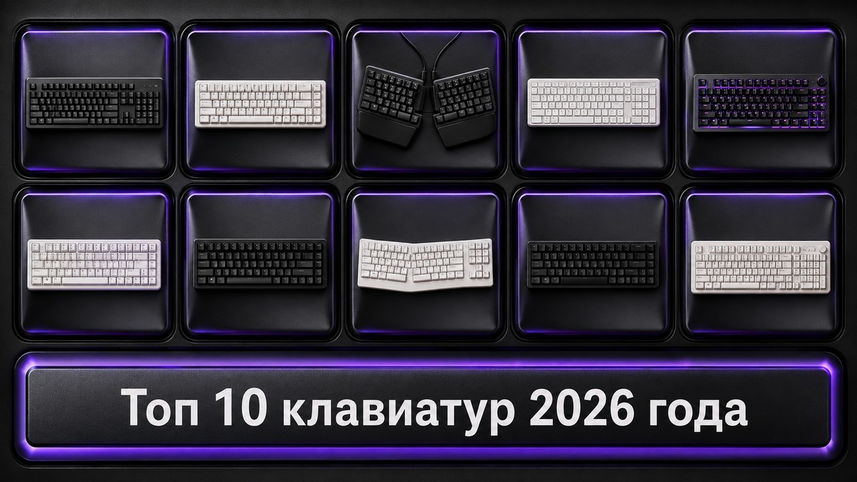 Топ 10 клавиатур 2026 года