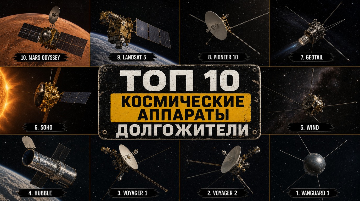 Топ 10 космических аппаратов-долгожителей