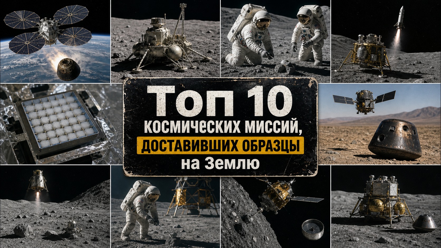 Топ 10 космических миссий, доставивших образцы на Землю