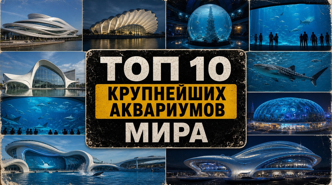 Топ 10 крупнейших аквариумов мира
