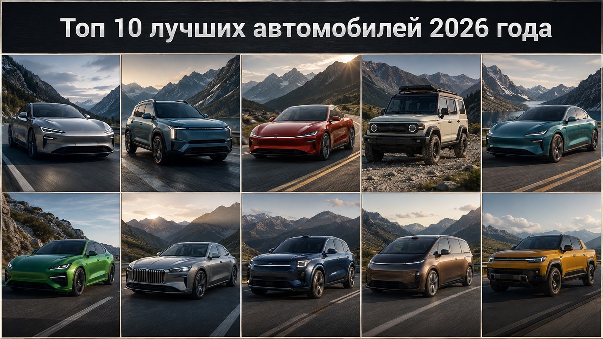 Топ 10 лучших автомобилей 2026 года