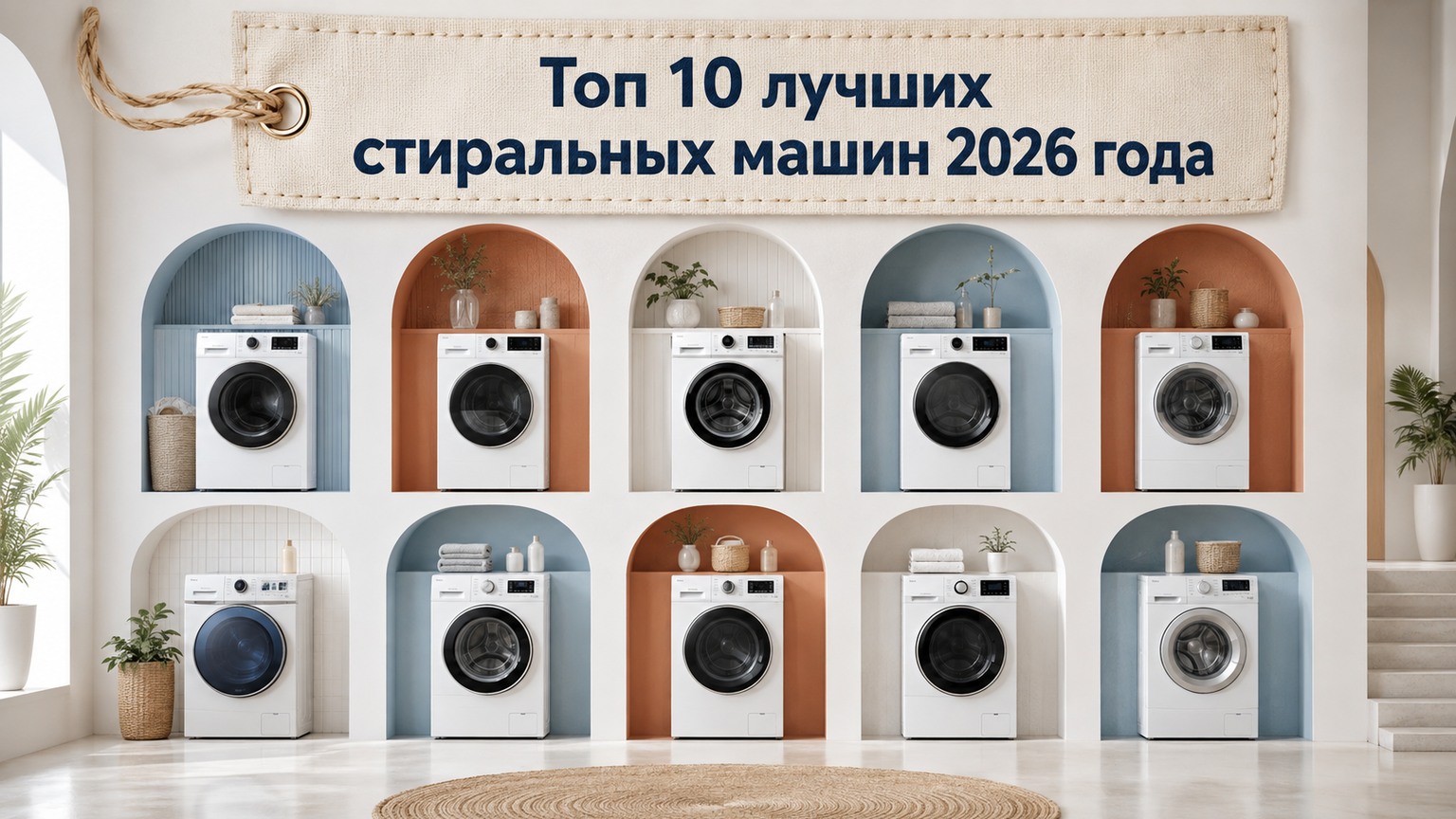 Топ 10 лучших стиральных машин 2026 года