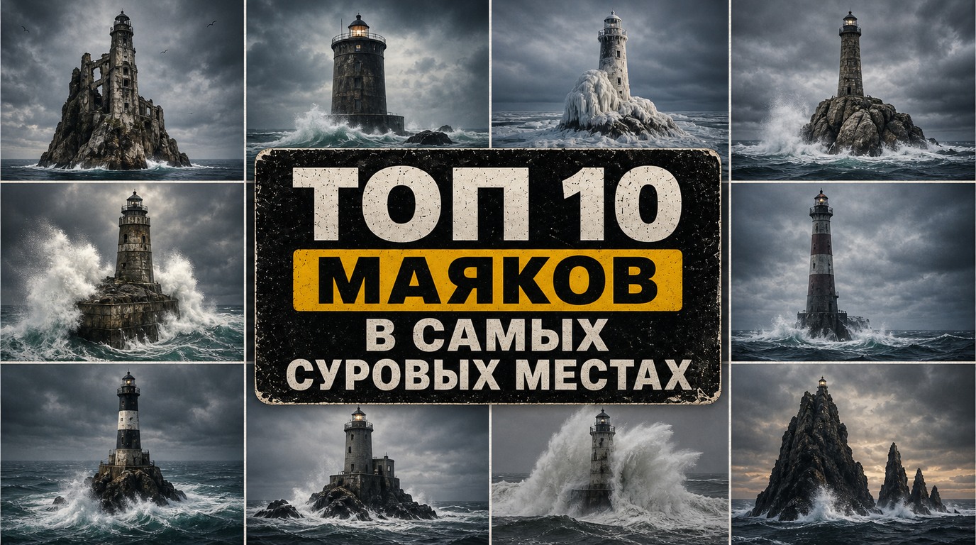 Топ 10 маяков в самых суровых местах