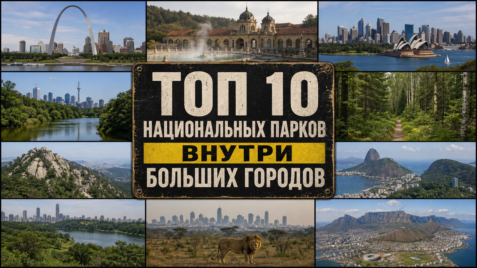 Топ 10 национальных парков внутри больших городов