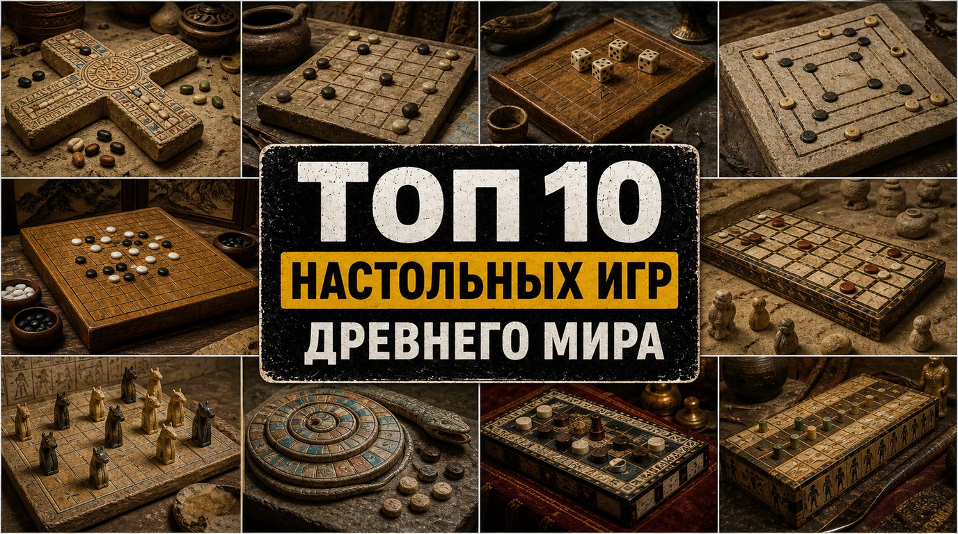 Топ 10 настольных игр древнего мира