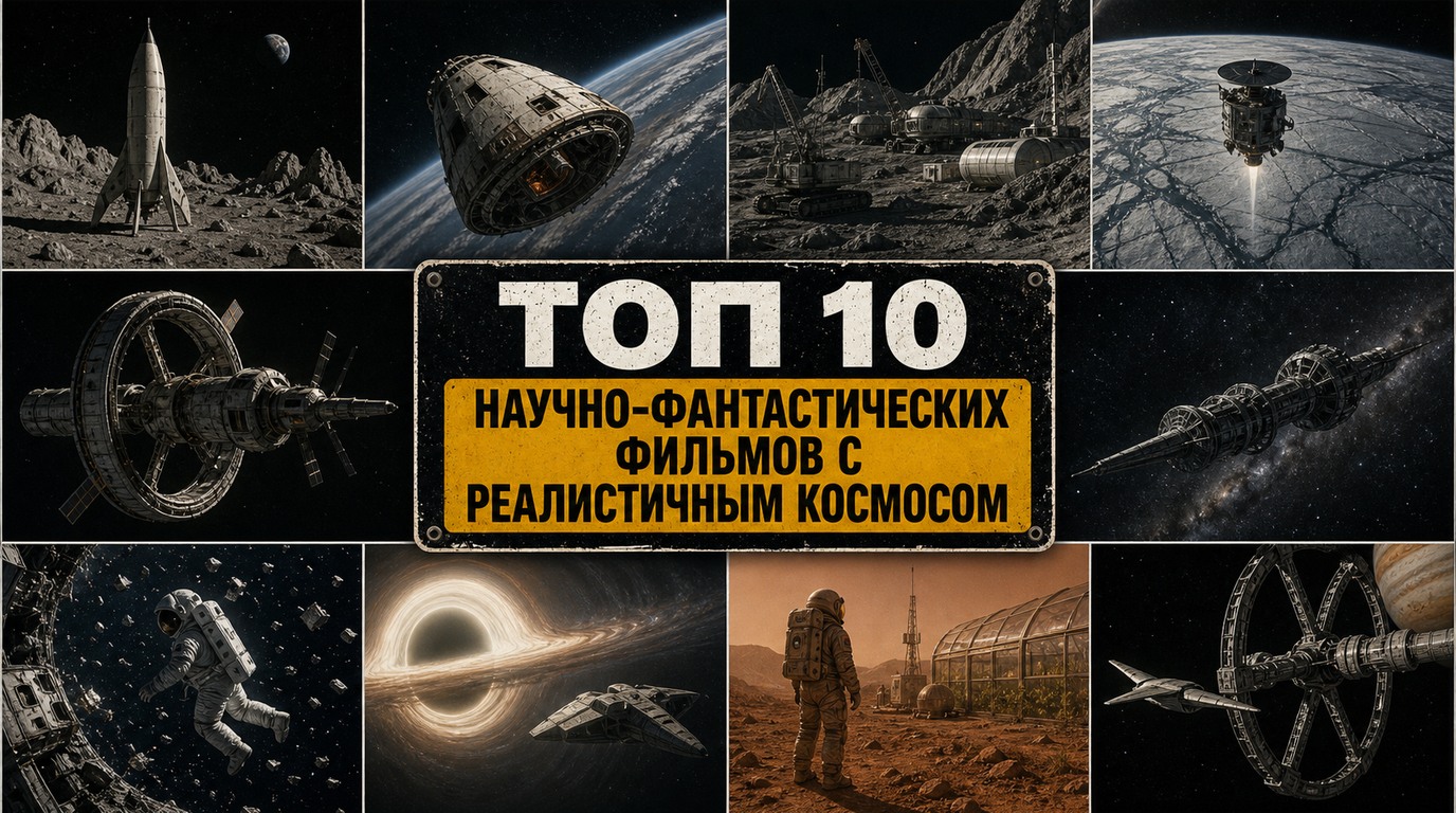 Топ 10 научно-фантастических фильмов с реалистичным космосом