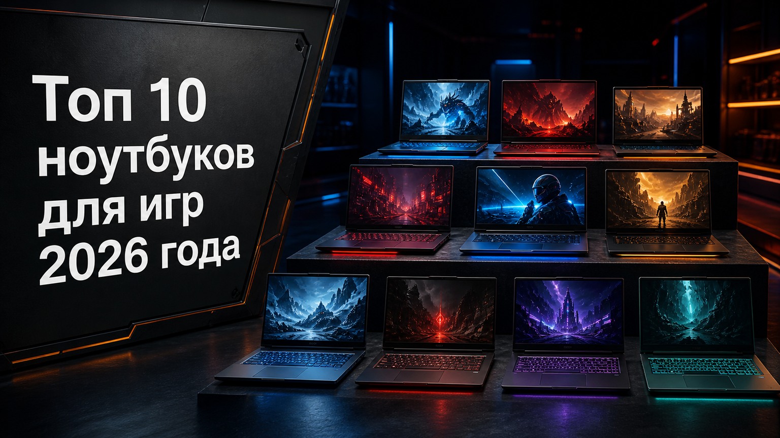Топ 10 ноутбуков для игр 2026 года
