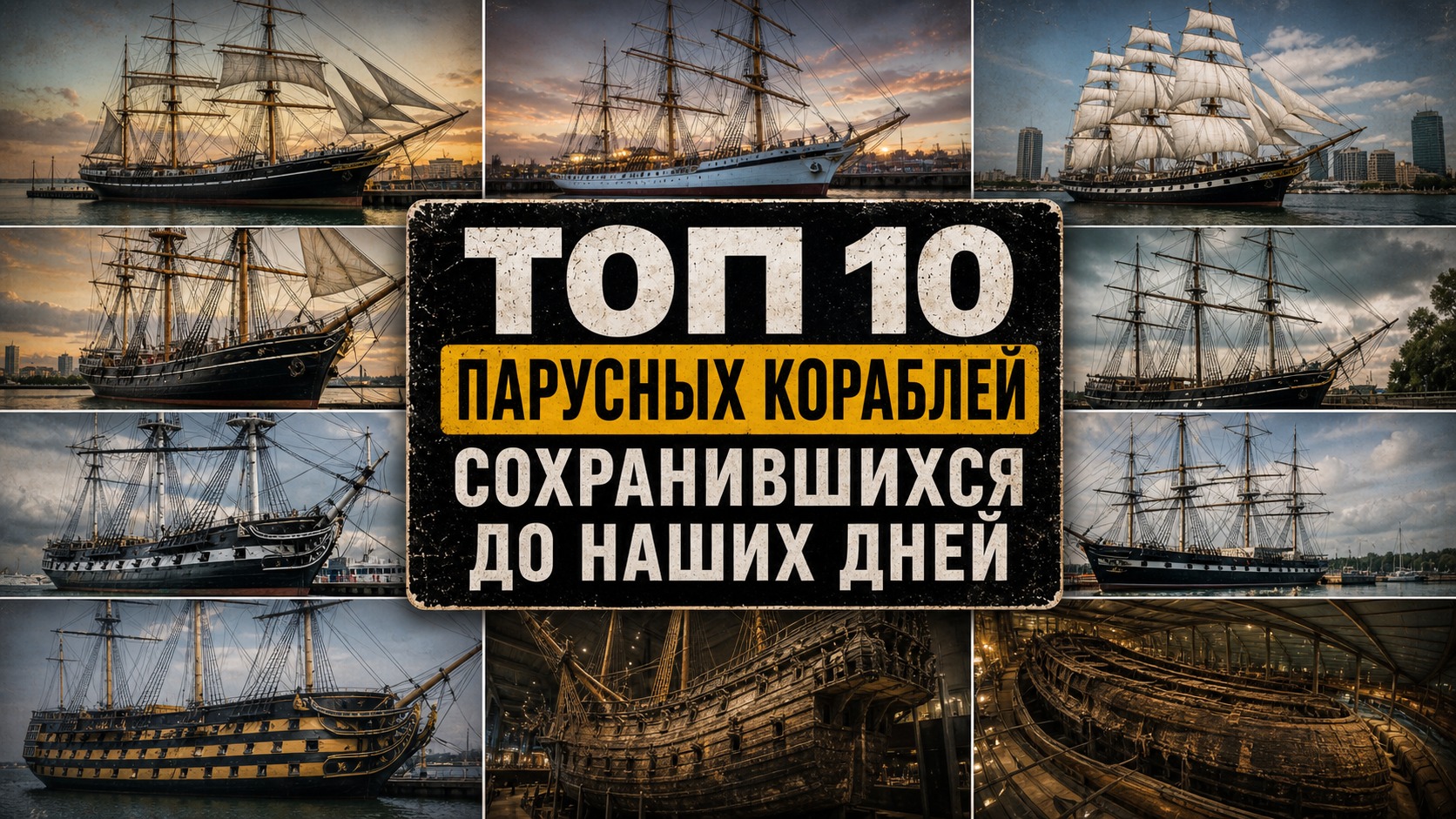 Топ 10 парусных кораблей, сохранившихся до наших дней