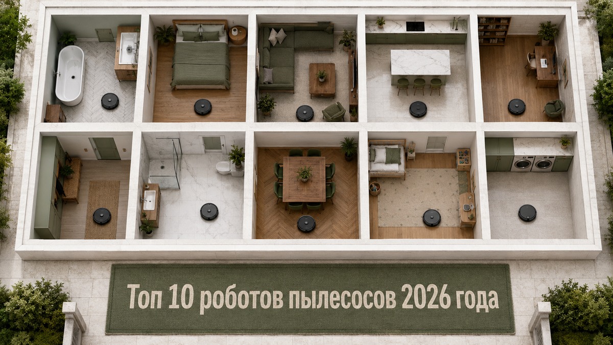 Топ 10 роботов пылесосов 2026 года