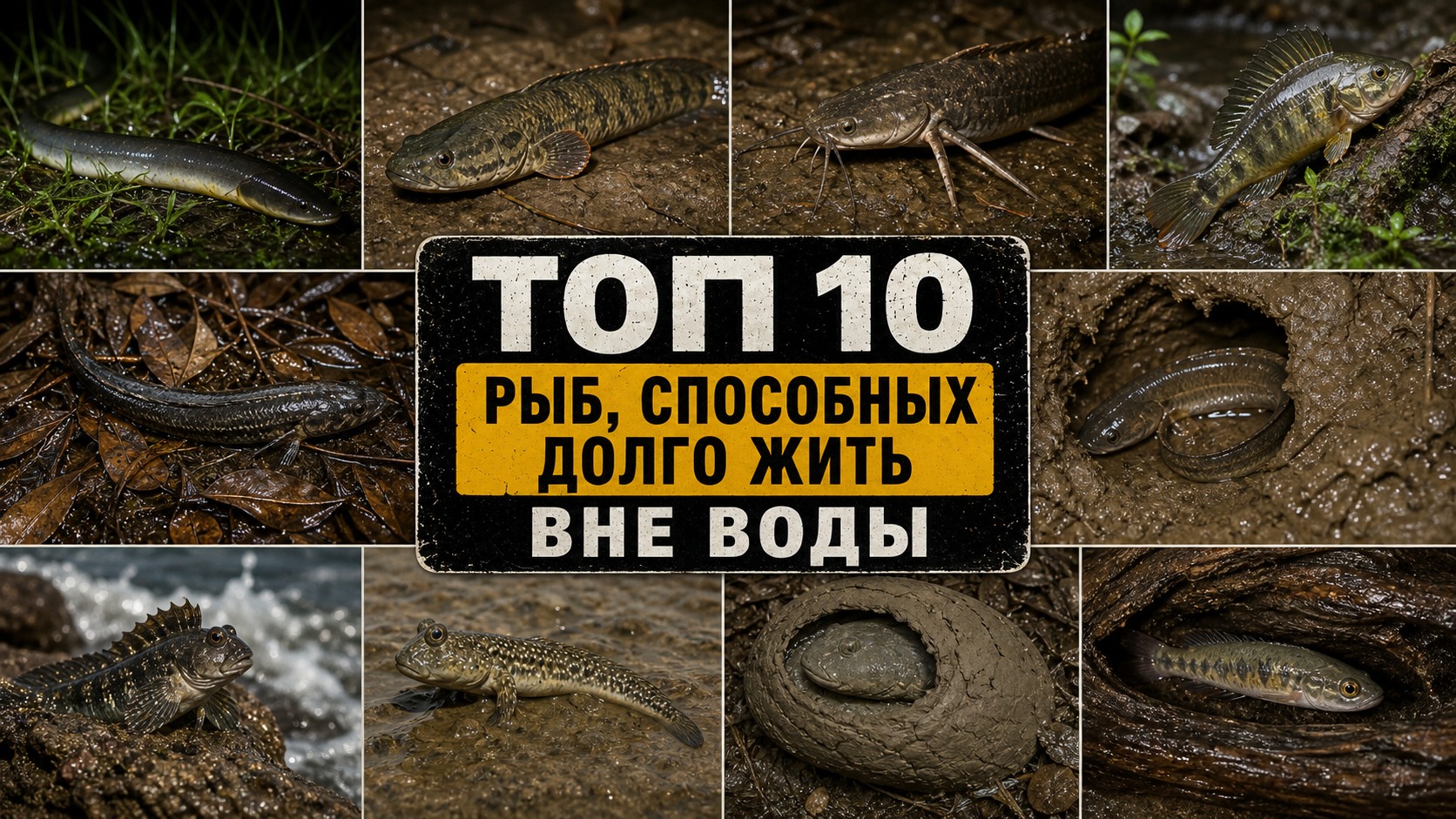 Топ 10 рыб, способных долго жить вне воды