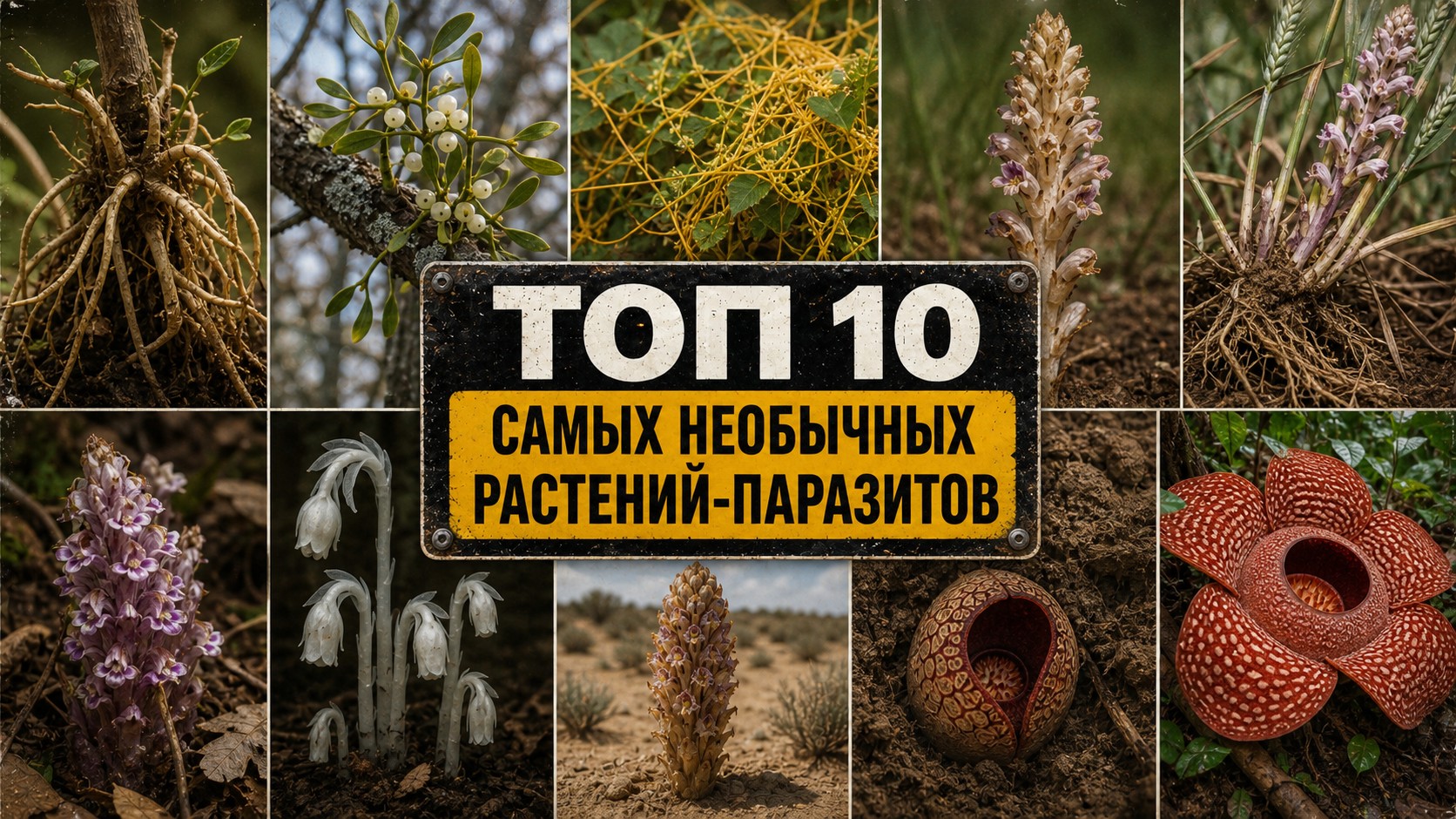 Топ 10 самых необычных растений-паразитов