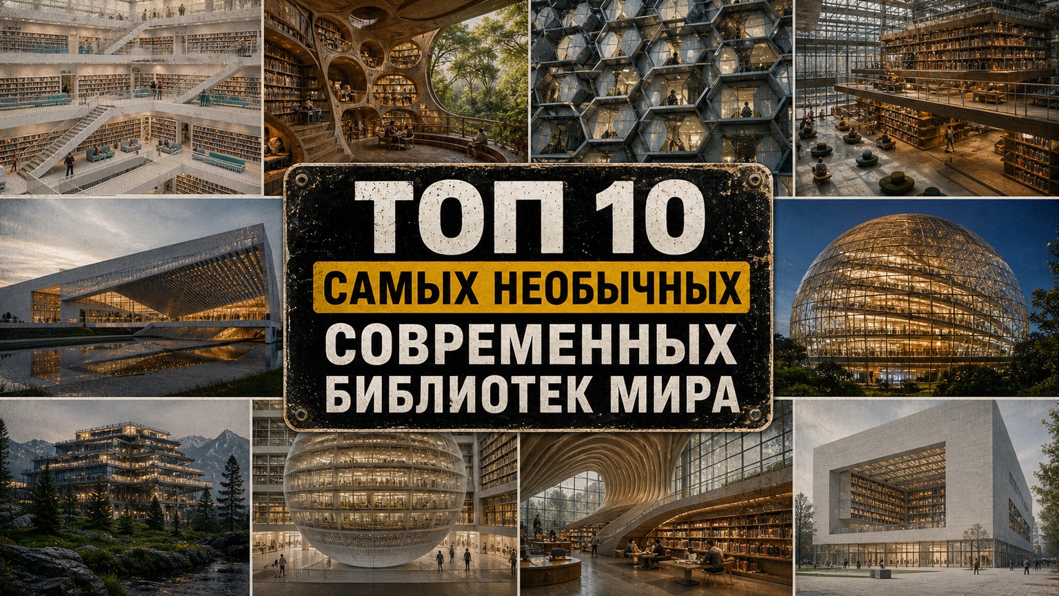 Топ 10 самых необычных современных библиотек мира