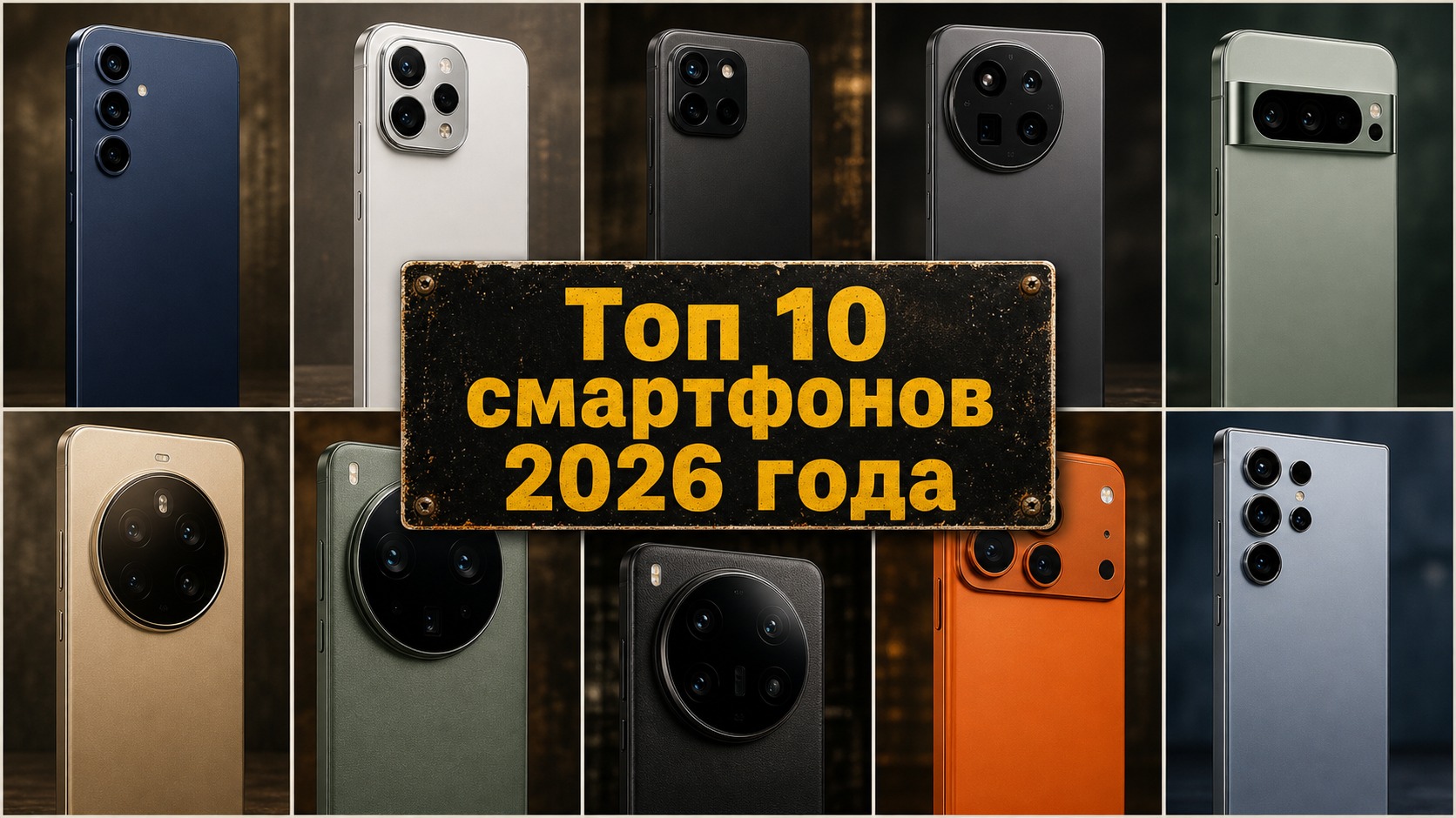 Топ 10 смартфонов 2026 года