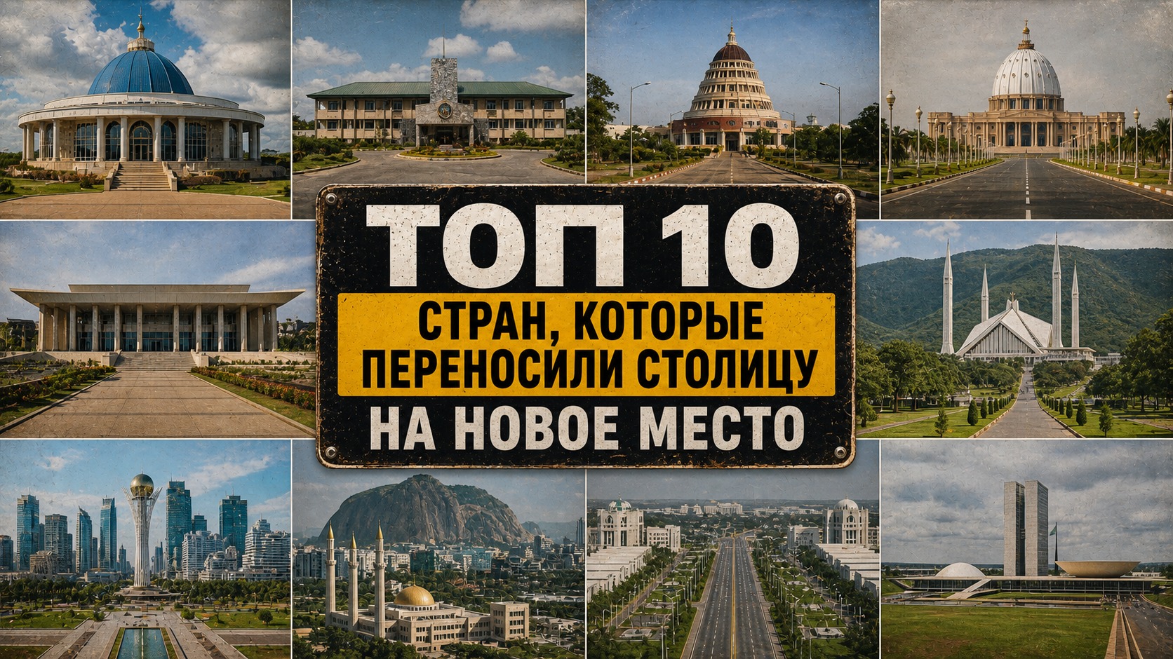 Топ 10 стран, которые переносили столицу на новое место