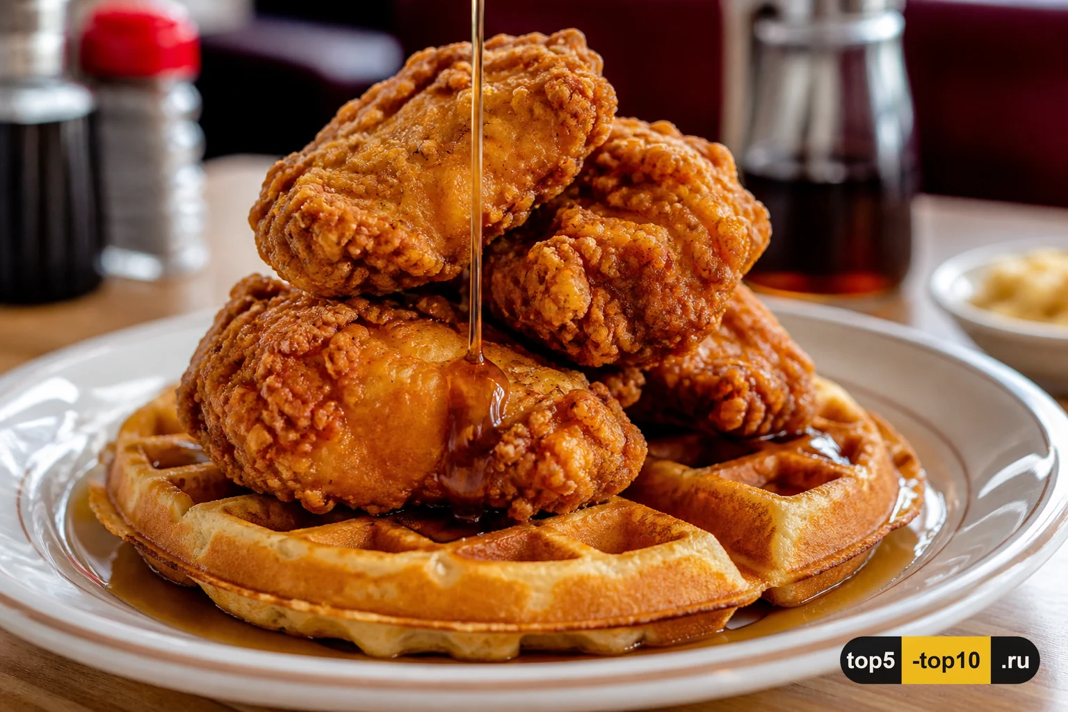 Курица с вафлями / Chicken and waffles