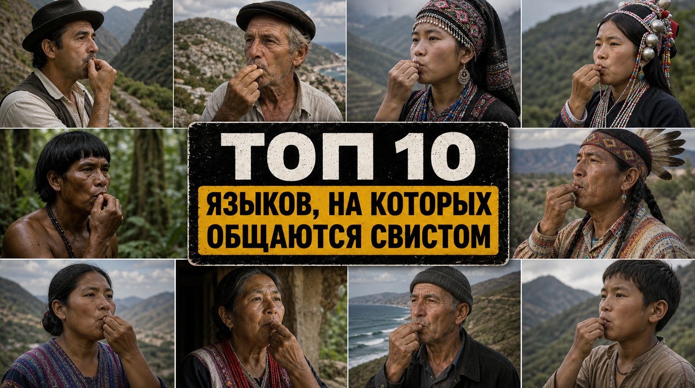 Топ 10 языков, на которых общаются свистом