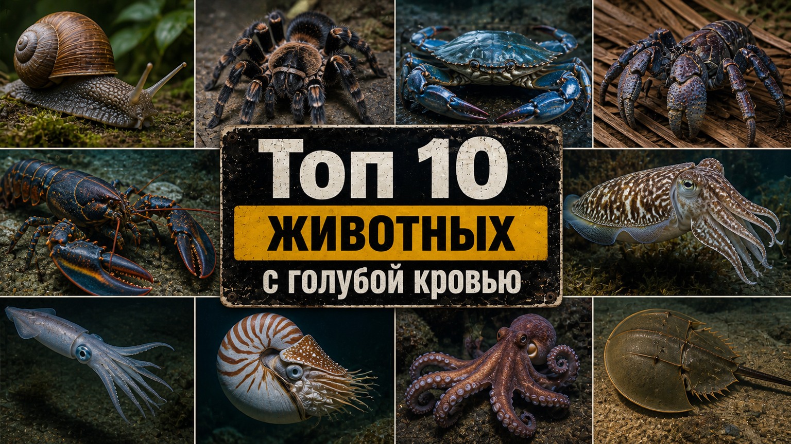 Топ 10 животных с голубой кровью