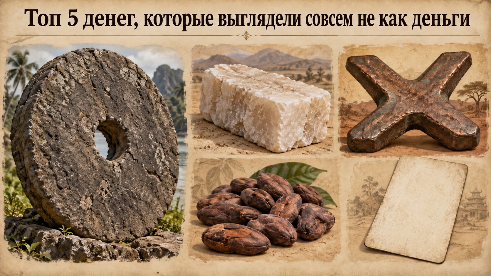 Топ 5 денег, которые выглядели совсем не как деньги