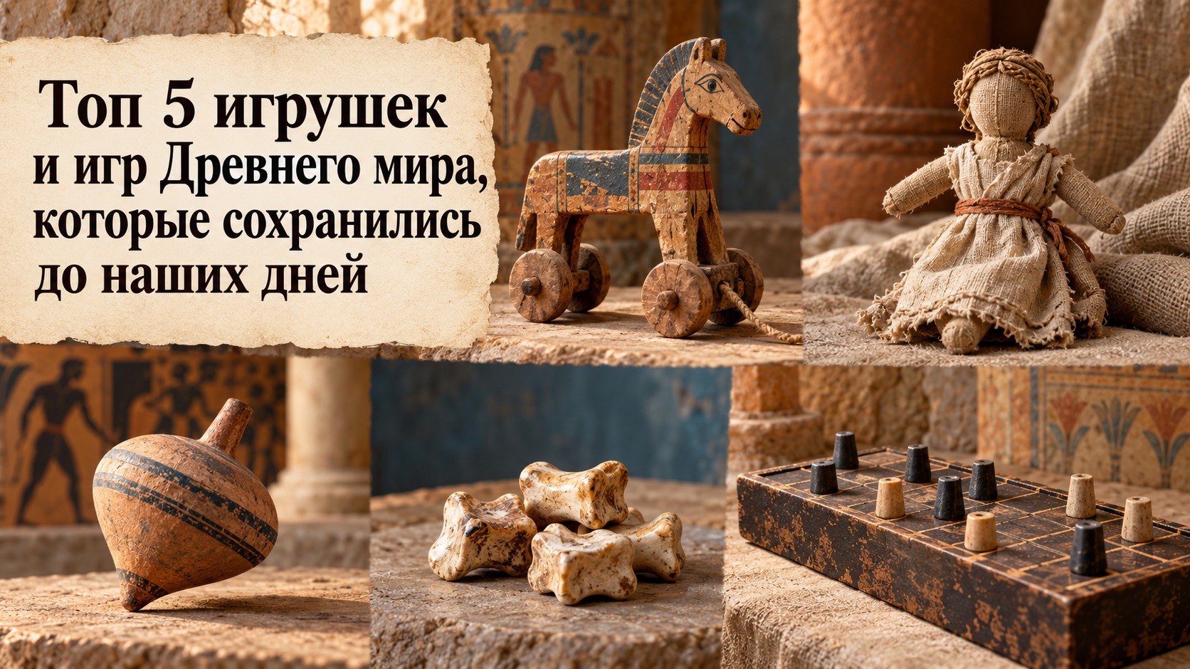 Топ 5 игрушек и игр Древнего мира, которые сохранились до наших дней