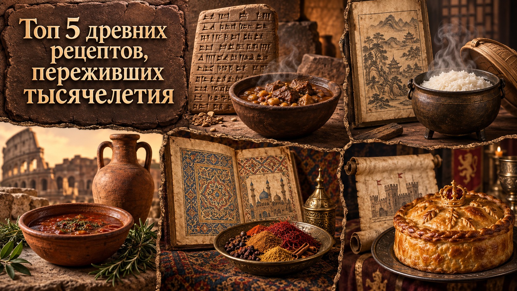 Топ 5 древних рецептов, переживших тысячелетия