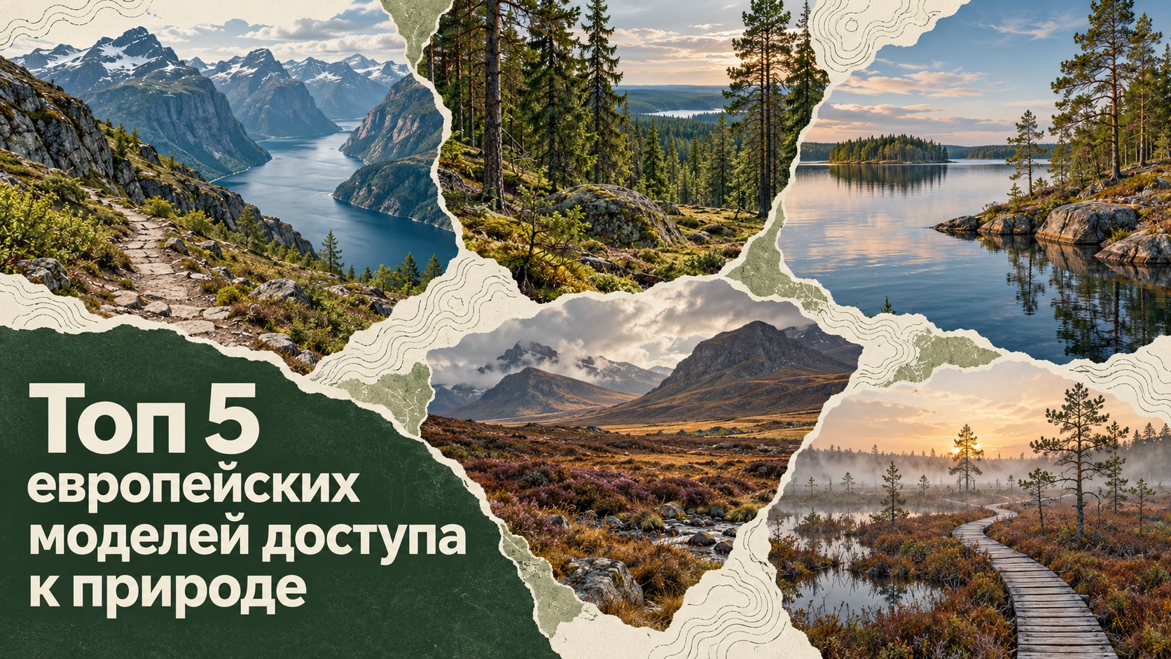 Топ 5 европейских моделей доступа к природе