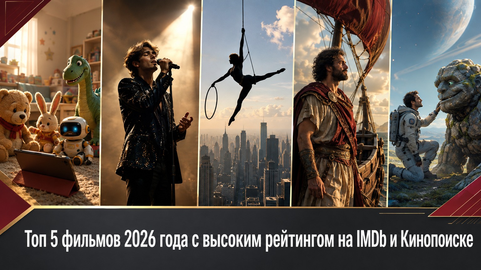 Топ 5 фильмов 2026 года с высоким рейтингом на IMDb и Кинопоиске